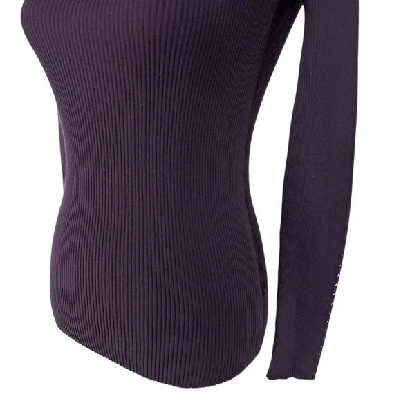 PHILOSOPHY / Deep Purple Turtleneck / Small - Picture 6 of 11
